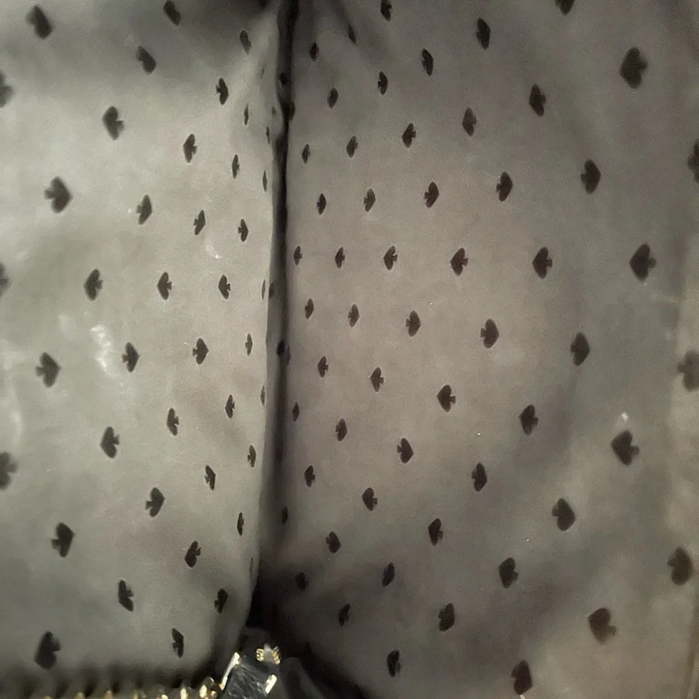 Kate Spade Black Shoulder Bag with Gold Chain - Picture 8 of 10